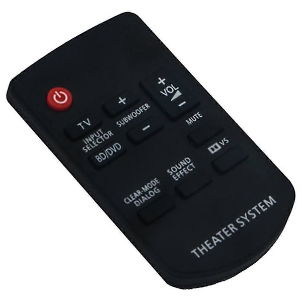 Fjärrkontroll Ersättning N2QAYC000027 för Panasonic Theter System SC-HTB10 SC-HTB500 Fjärrkontroll