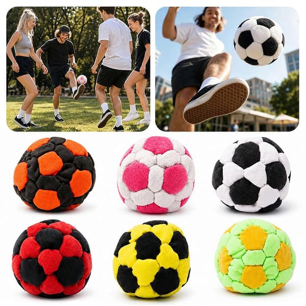 42 Panel XL Footbag Free-styles Fotbollssäck No-Bust Stitching för Hårda Sparkar D