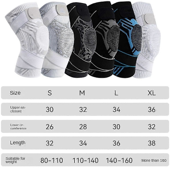 Knäskydd för knäsmärta, Limitless Knee Pro White XL