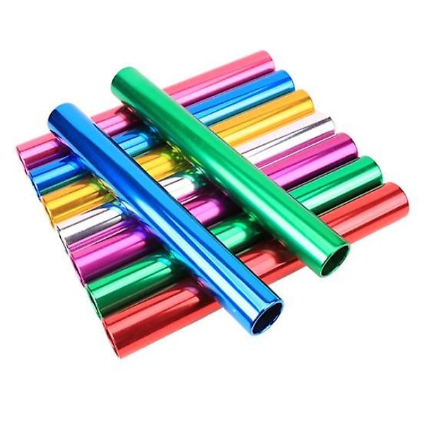 4 kpl Alumiiniseos Yleisurheilu Viestikapulat Ammattilaisurheilijoille Juoksukilpailuihin, Korroosionkestävät ja Erittäin Vahvat, 3,8 cm green