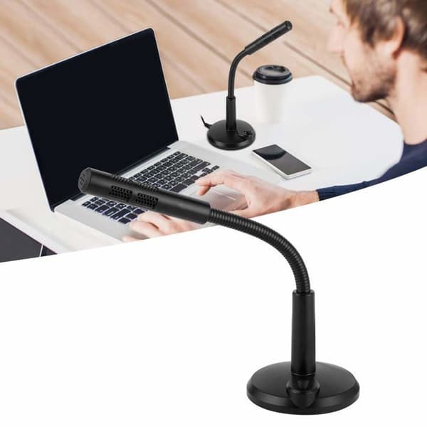 Justerbar USB-bordmikrofon - Mikrofon for spilling, chat, sang, spillinnspilling