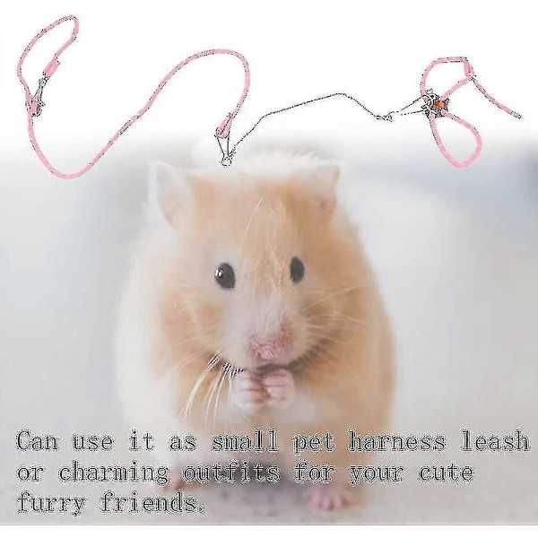 Selar för smådjur, hamstersele, justerbart koppel för smådjur, hamster - XC