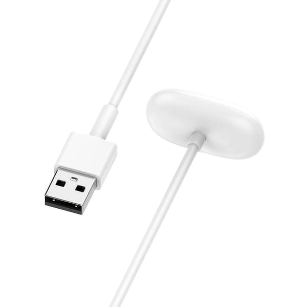 For Google Fitbit Air Smart armbånd magnetisk ladekabel White USB-A Port