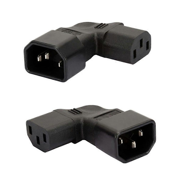 C14 - IEC C13/C5/C7 AC-virtasovitin, 3-nastainen pistorasia-adapteri, uros-naaras B