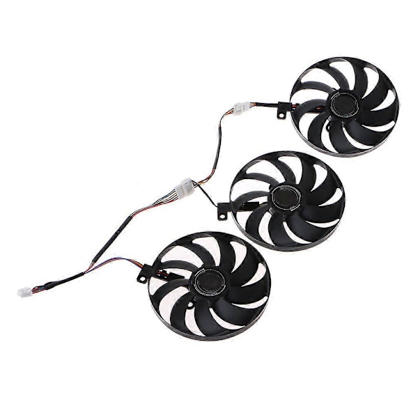 3st 88MM T129215SU 7-Pin Kylfläkt för ROG STRIX RTX 2080 2080Ti 12V 0.5A