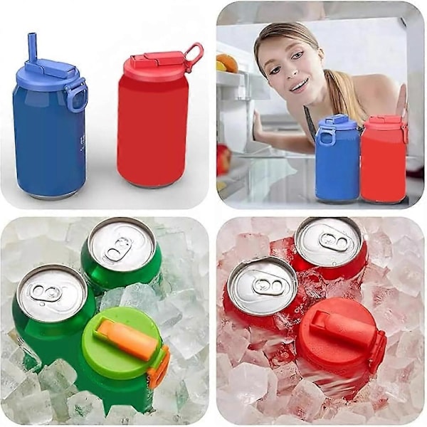 4 Värin Limutölkin Kannet, Silikonipillit Limutölkin Suojukset, Tölkkien Suojukset Limulle 4PCS