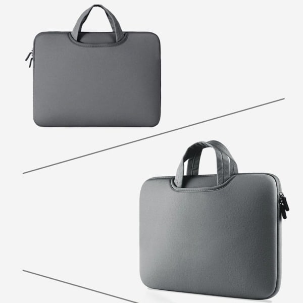 11 13 14 15 tommer etui håndtaske Laptop taske CASE 15,6 tommer Grå 15,6 tommer Grey 15.6 inch