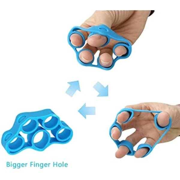 Handgreppstränare (3-pack), underarmsövning handtränare fingerförlängningsband