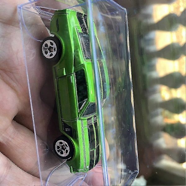 25-pack PVC Leksaksbilsdisplayboxar - Transparenta och dammtäta - Perfekt för Hot Wheels, Tomica & Matchbox 1/64-bilar - Organisera och visa upp din samling