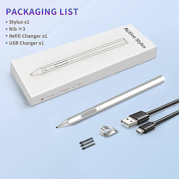 Til Microsoft Surface Pro7/6/5/4 Prox Go Book Touch Pen