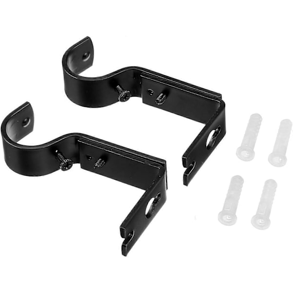 Justerbart väggfäste, set om 2 Black