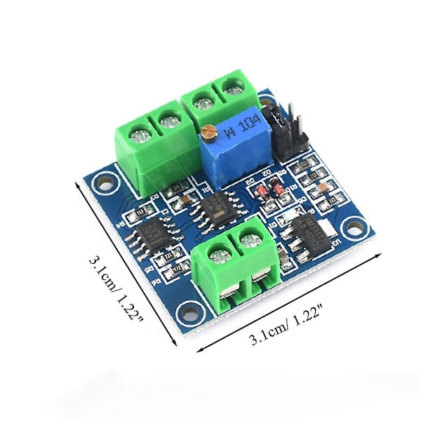 Konvertermodul 0-5V/0-10V Analog Ingångsspänning Till 0-100% PWM Signal 1kHz-3kHz