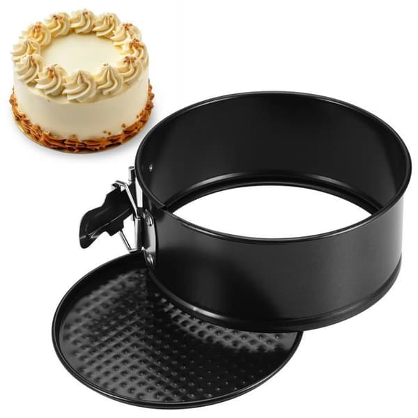 Rund kakeform - 1 stk, 15 cm, non-stick, flat bunn - Egnet for baking av kaker