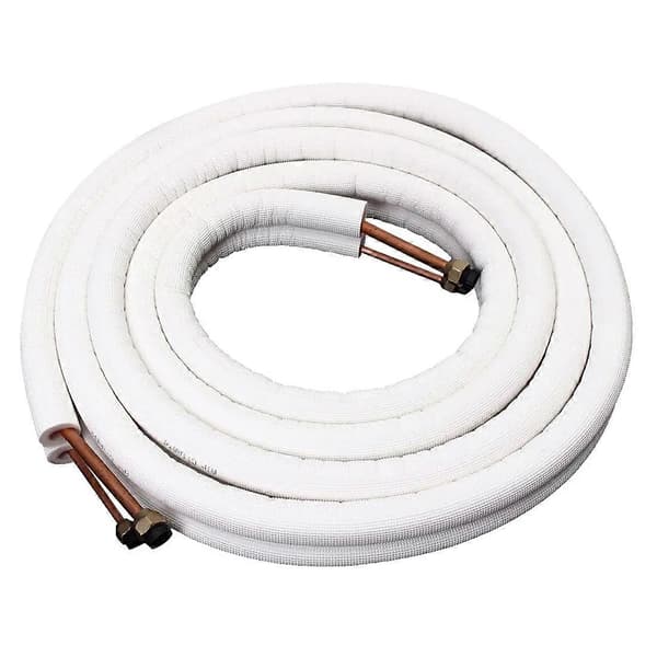 4m Isolerat Kopparrör 1/4'' 3/8'' Luftkonditioneringsrör Kopplingar Par Spolrör Delad Linje Trådsats Luftkonditionering