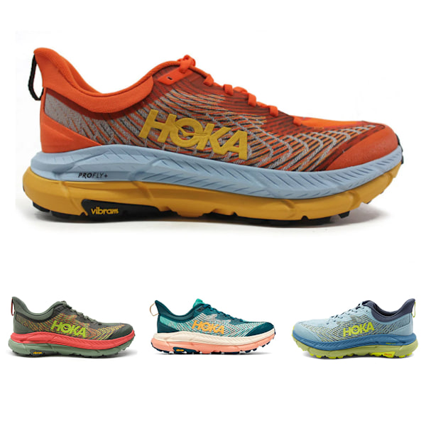 Mafate Speed 4 Mesh Herr Lågskurna Trail Träningsskor Light Blue Yellow 42