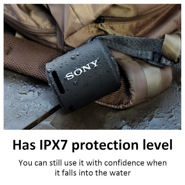 Sony SRS-XB13 Bärbar Vattentät Trådlös Bluetooth-högtalare IP67 Vattentät och Dammsäker Blue