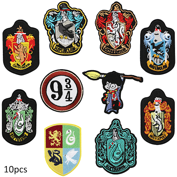 10 st Harry Potter Fjärilar Taylor Swift Broderade Stryk på Sy på Patch Badge Applikation 10PCS