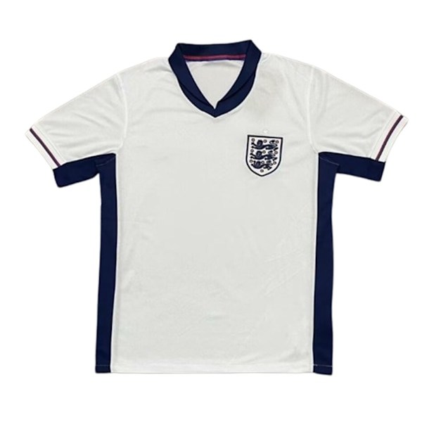England Bortaströja Herr 2024 Fotbollströja Tränings T-shirt Kortärmad Topp Sommar Sport Blus Te B S