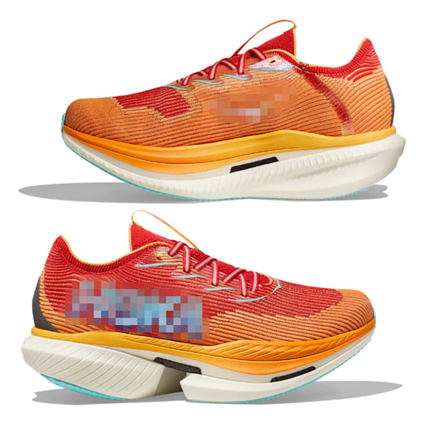 Unisex Herr Dam Skor Lågskor Löparskor Träningsskor Sneaker Red/Sun Flame 45