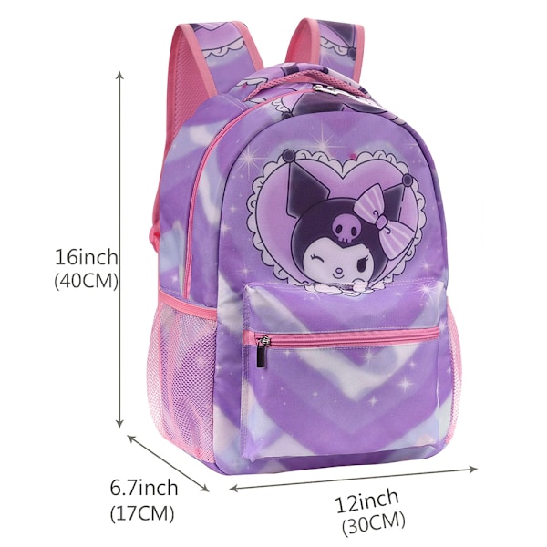 Sanrio Ryggsäck College Bookbag Lätt Justerbara Remmar Casual Stor Kapacitet Business Dator Ryggsäck för Resor Sjuksköterska Lärare #3