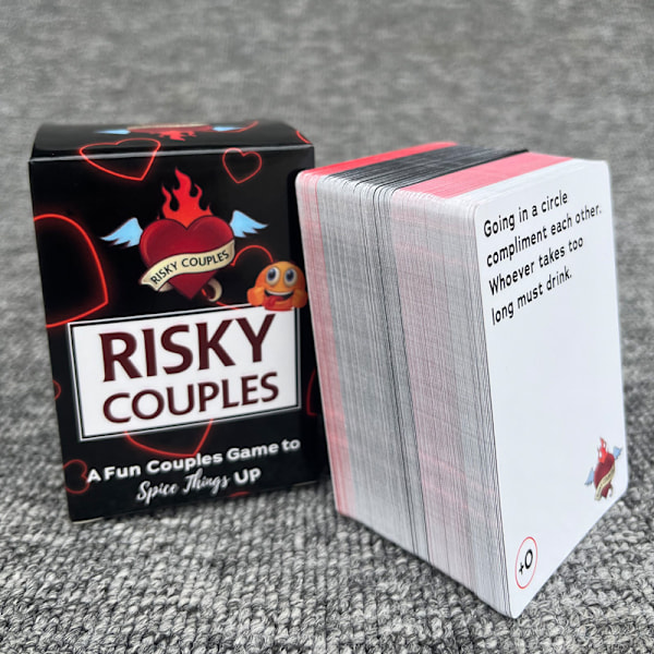 Risky Couples - Ett roligt parspel för att krydda tillvaron, kortspel för dejtkvällen
