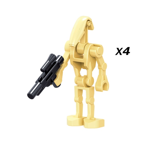 24 stridsdroid-set minifigurer byggklossleksaker