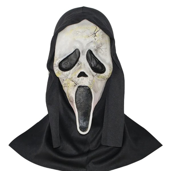 Halloween Vuxen Ghost Mask Roliga Scream Masker Festdekoration A