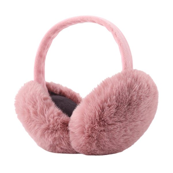 Vuxna Öronmuffar Vinter Plysch Mjukt Omslag Fuzzy Faux Päls Varm Öra Skin powder