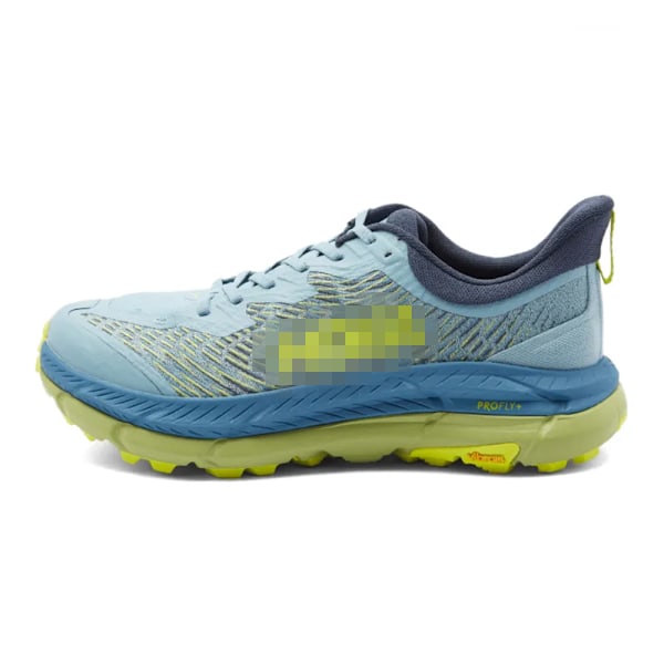 Låga Trail-träningsskor för män Light Blue Yellow 44
