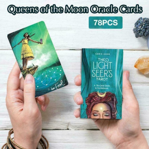 78-kort The Light Seer's Tarot Oracle Cards Brädspel engelska