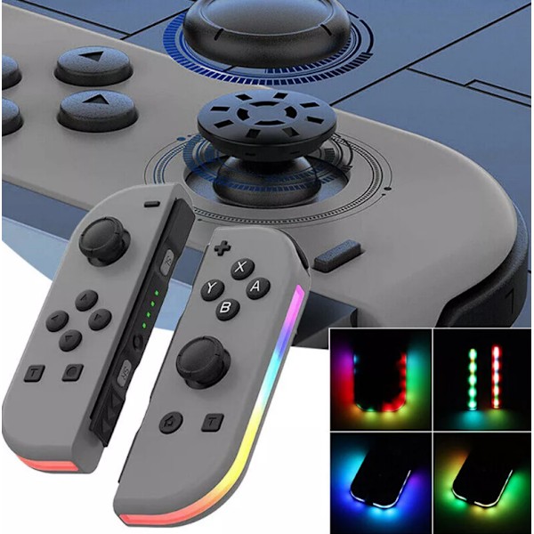 Ett par för Nintendo Switch Joy Con-kontroller Gamepad Vänster + Höger Joypad Trådlöst Pikachu
