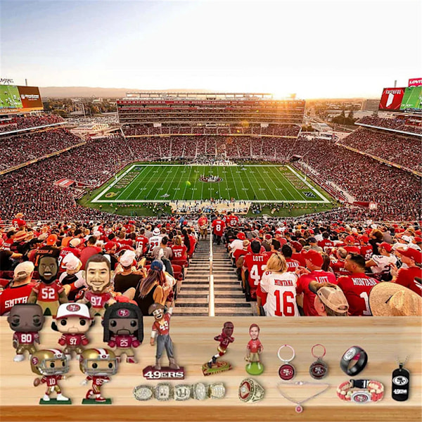 24 Dagars Julkalender 2024 Turner San Francisco 49ers Leksaksserie Blind Box