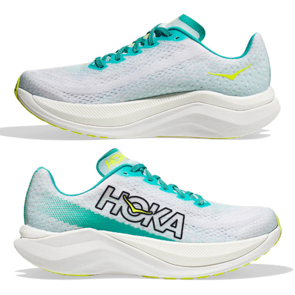 Mach X Herr Dam Skor Lågskor Löparskor Träningsskor Sneakers White Blue 40