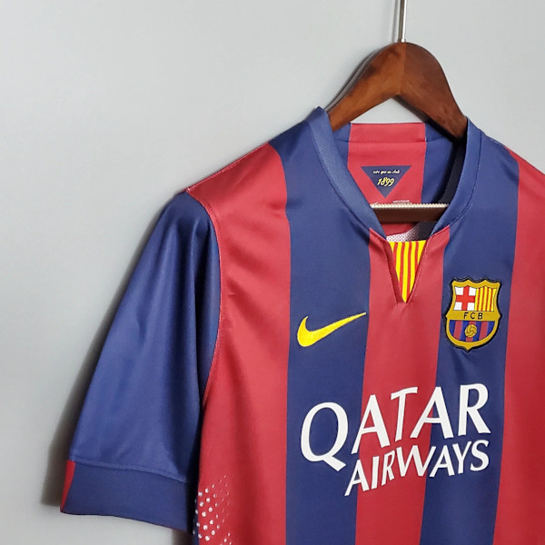 BARCELONA 2014 - 2015 HEMMATRÖJA Herr Retro Fotbollströja XL