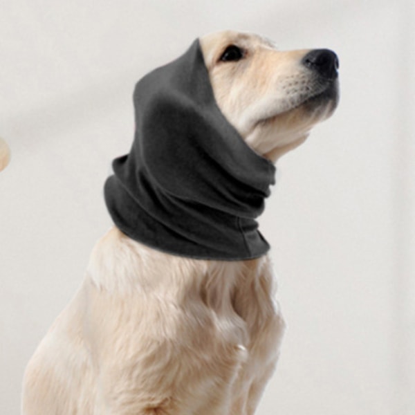 Tysta öronskydd för hund för hörselskydd Lugnande öronen Black M