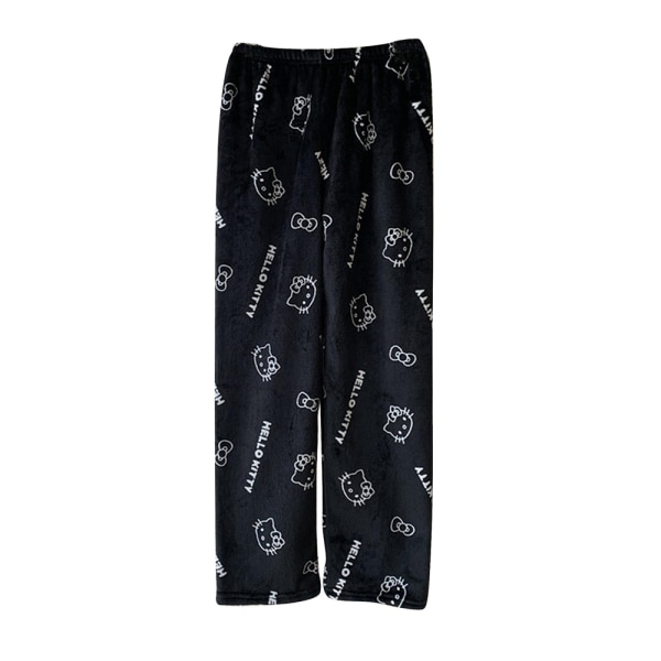 Damsjul Jul Pyjamas Cartoon Flanellbyxor Sovande Pyjamas A L