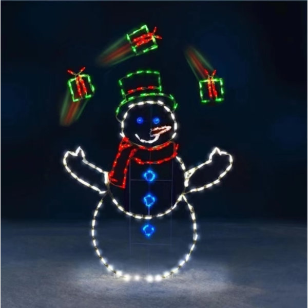 Snöboll Ljus, LED Utomhus Jul Dekoration Ljus Lysande A