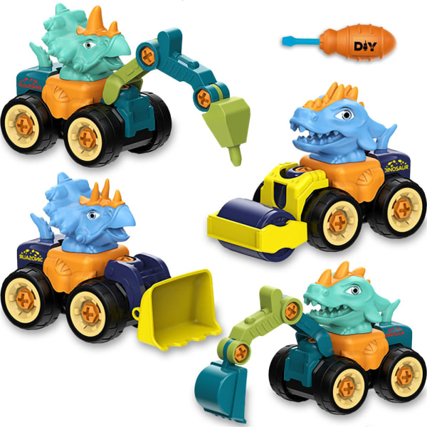 Ta isär dinosaurieleksaker med skruvmejsel Engineering Kid Toy