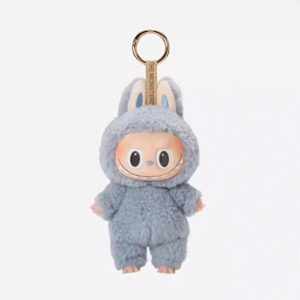 POP MART The Monsters Labubu Blind Box Samlarfigur - Pop Mart Spännande Macaron Plysch Nyckelring Edition (1 Blind Box, 17cm) #4