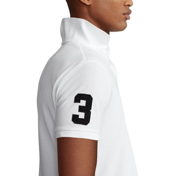 PoloRalphLauren Herr Classic Fit Kortärmad Poloshirt White 2XL