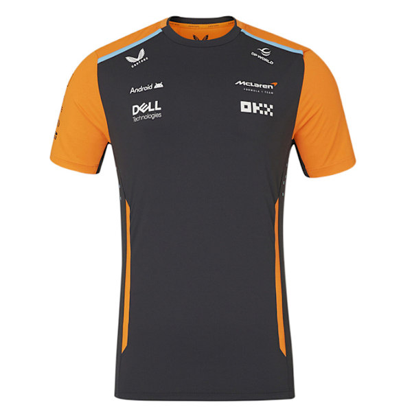 Racing Suit F1 Herr 2024 Team Kortärmad T-shirt Toppar, Gul M
