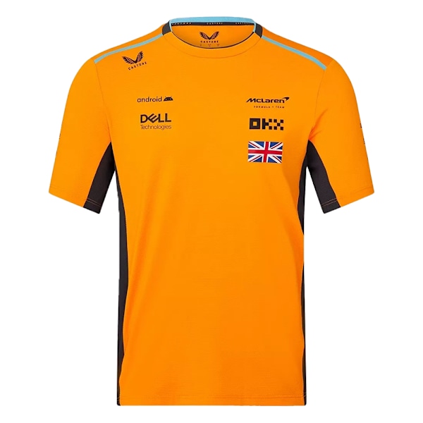 McLaren F1 2023 Officiell Team \"#4\" T-shirt Orange Herr Kortärmad 2XL