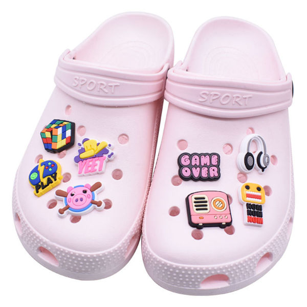 21 st Cartoon Roblox Croc Sko Charms för Clog Sandaler Skor Dekoration