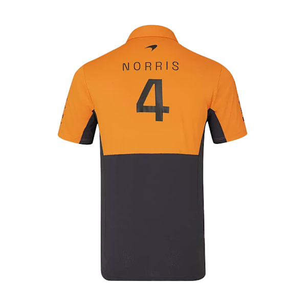 Racingdräkt F1 Herr 2024 Team Kortärmad \"4\" Poloshirt - Gul L