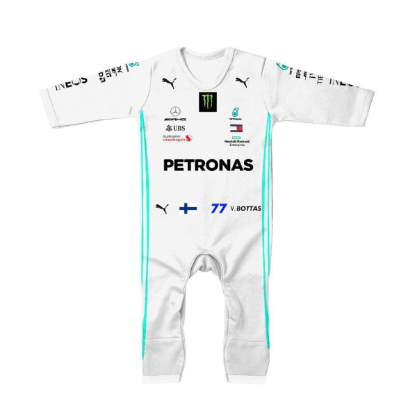 2023 F1 Ny Säsong Sport Baby Jumpsuit Nyfödd Baby Pojkar Jumpsuit Romper Långärmad Höst Vår Kläder B 4T