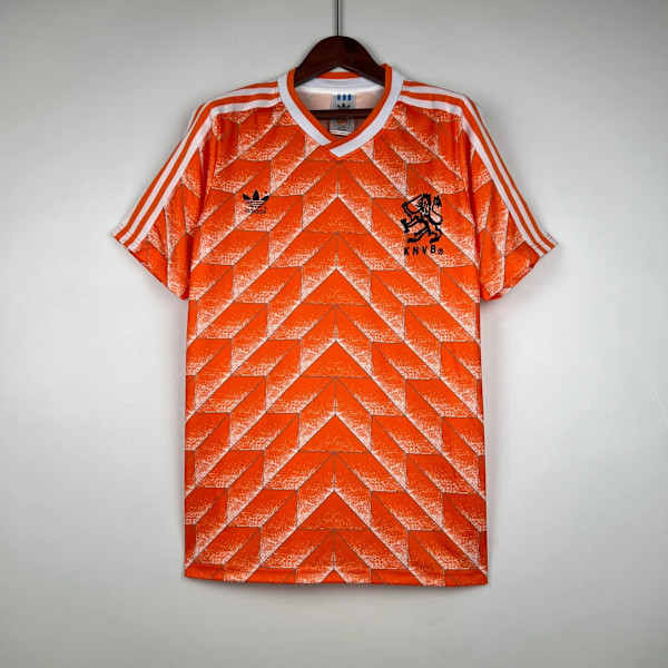 HOLLAND 1988 HEMMATRÖJA Retro Fotbollströja Herr L