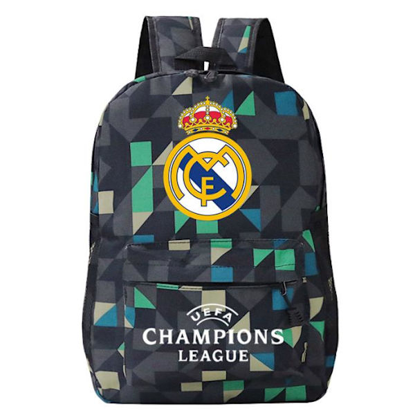 Pojkar och flickor barn CR7 Ronaldo ryggsäck skolväska slitstark ryggsäck casual axelväska C