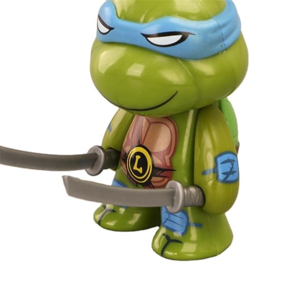 4 Pack/Set Ninja Turtles Figurer Leksaker Samlingar Modeller Små Prydnader Gåvor