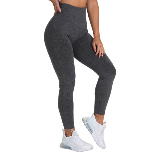 Kvinnor Tight Yoga Byxor Gym Outfits Träningskläder Fitness Sport black L