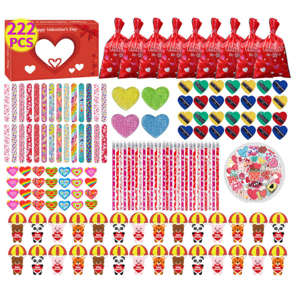 Valentine Party Favors Set för brevpapper Bulk Pack Boy Gift